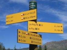 Signalétique des sentiers - Cyril Coursier - Parc national des Ecrins