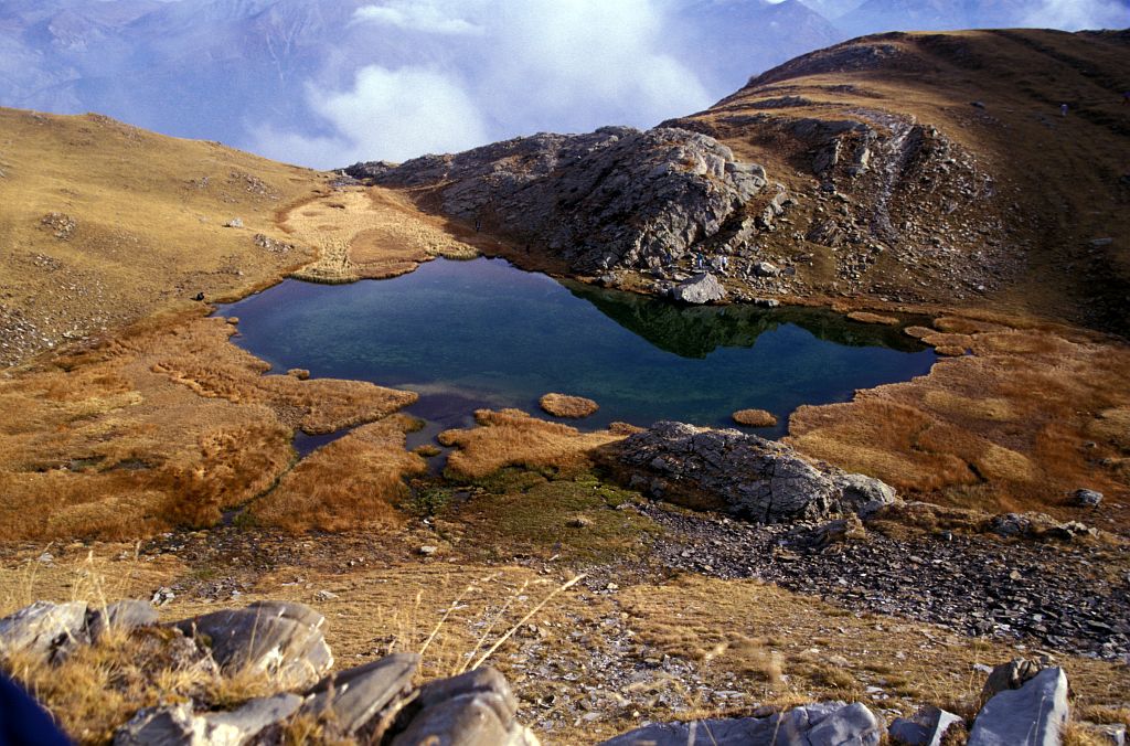 Le lac de l'Hivernet © Christian Couloumy - Parc national des Ecrins 