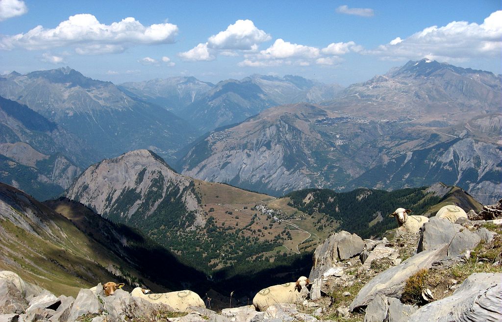 Villard Reymond vu du Petit Renaud ©Sylvie Durix - Parc national des Ecrins