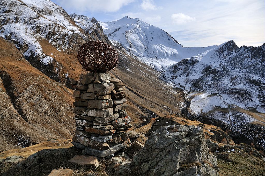 Cairn vallon reyssas © M.Coulon - Parc national des Ecrins