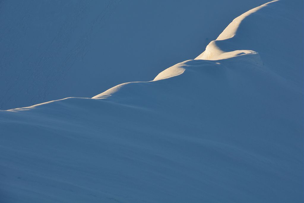 corniche de neige - © M.Coulon - Parc national des Ecrins