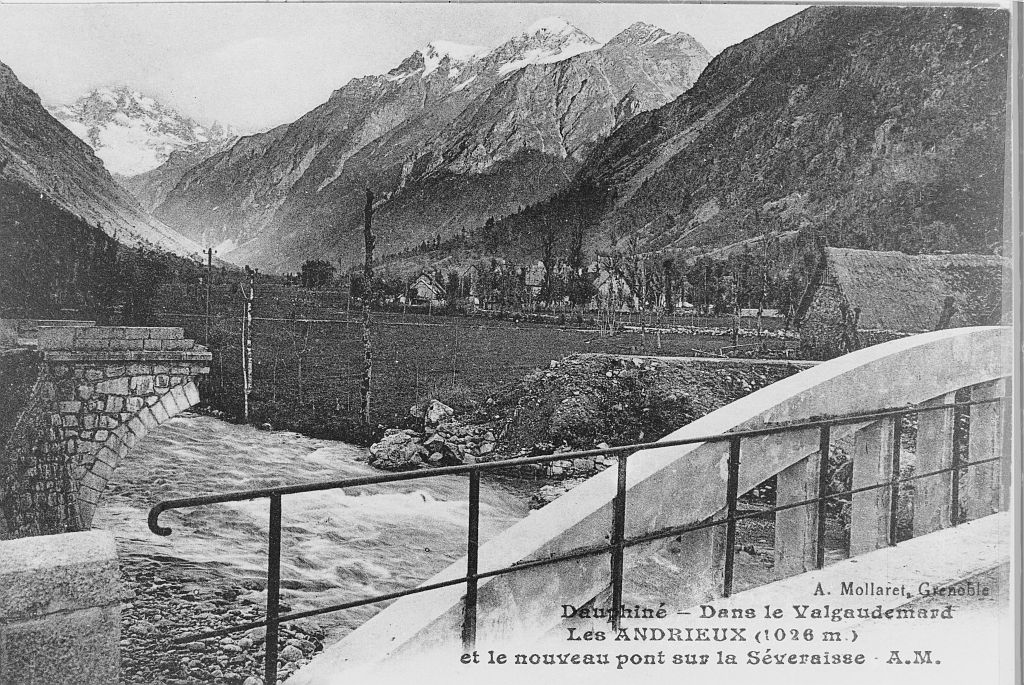 valgaudemar pont construit après les crues de 1928 ©PNE valgaudemar pont construit après les crues de 1928 © PNE
