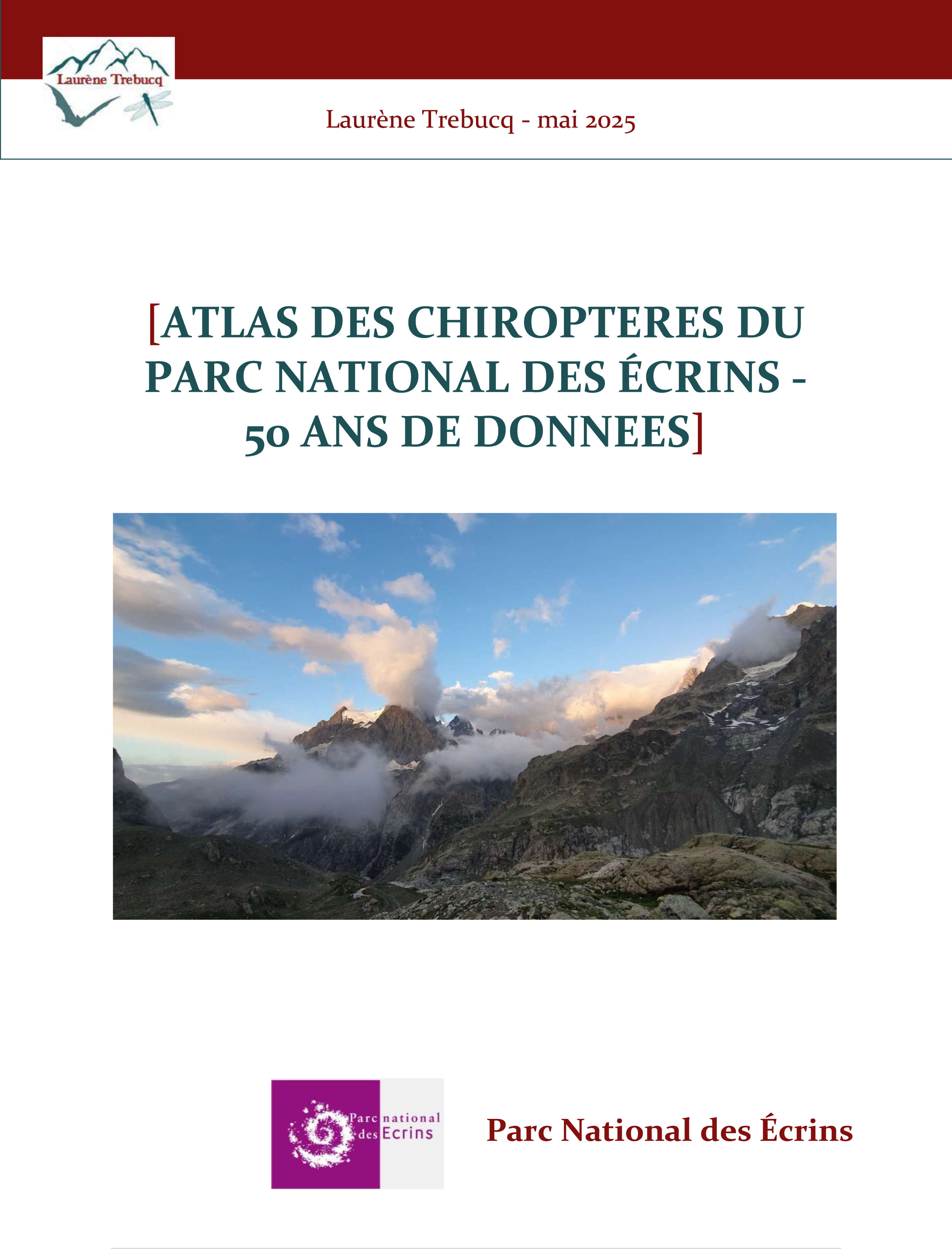 2025 Atlas des chiroptères du Parc national des Ecrins 2025 Atlas des chiroptères du Parc national des Ecrins
