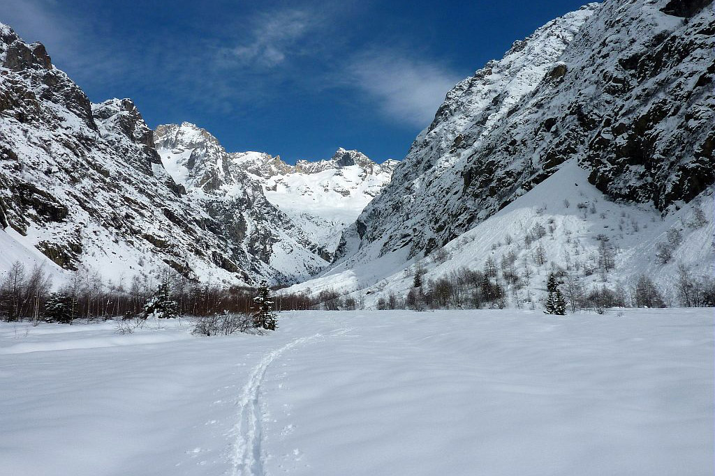 Vallon de Font Turbat en hiver, les Arias © PNE / Sylvie Durix