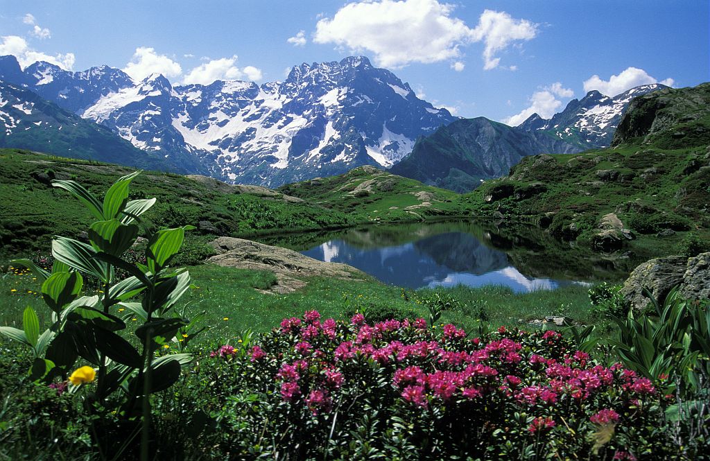 Le lac du Lauzon © Mireille Coulon - Parc national des Ecrins