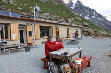 Au refuge de Temple Ecrins
