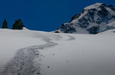 Au bout de la trace, le refuge de l'Aigle - La Grave