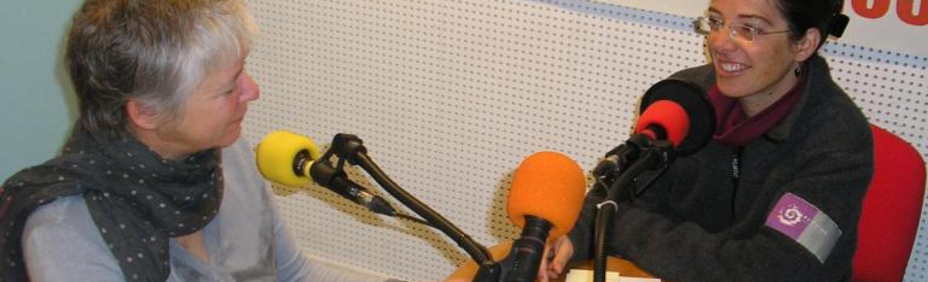 Anne-Chantal Descamp (journaliste) et Blandine Delenatte, garde-monitrice en Vallouise - © DR Anne-Chantal Descamp (journaliste) et Blandine Delenatte, garde-monitrice en Vallouise - © DR