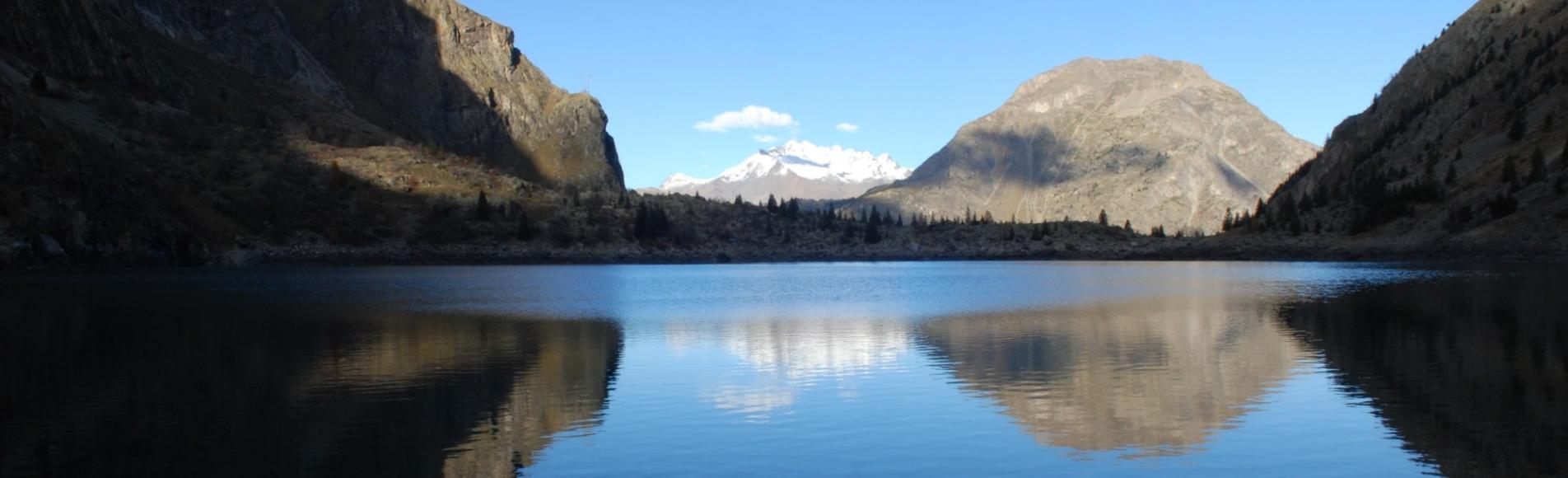 Vue sur les Grandes Rousses depuis le Lauvitel ©PNE