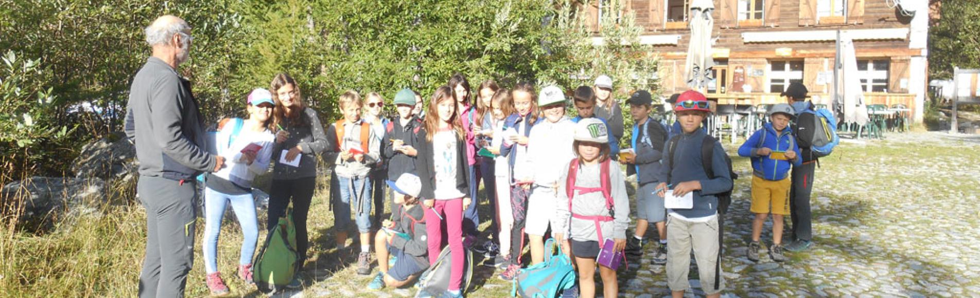 Sortie au glacier Blanc pour CM de Vallouise, sept 2019