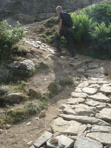 Travaux au Saut du Laire - 2015 - © S.D'Houwt - Parc national des Ecrins