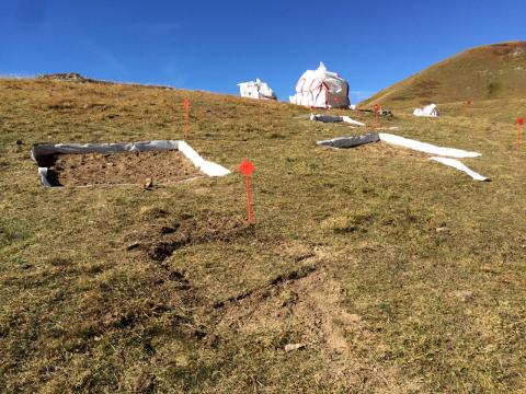 Expérience réchauffement climatique alpages - LECA - SAJF- sept 2016