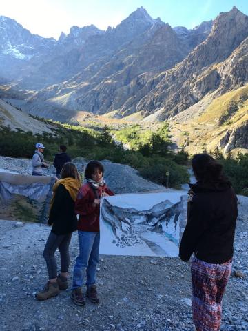 ENSP atelier montagne en Vallouise - octobre 2016