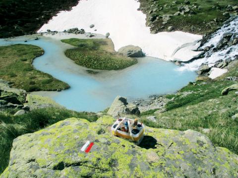 Balisage GR54 - lac de la douche - © B.Sol- CDRP 05