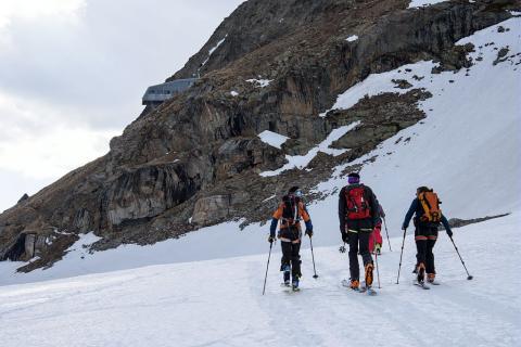 Ski de randonnée - © M.Coulon - vallon de la Selle - Parc national des Écrins