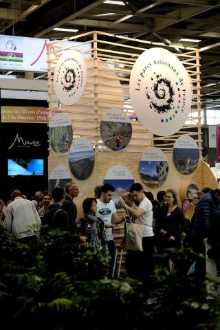 Les parcs nationaux au salon destination nature - Paris mars 2018 -© F.Chenel - L'agence nature 