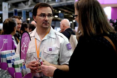 Destination nature - Paris -Mars 2018 - Pierrick Navizet, chargé de mission écotourisme au Parc national des Ecrins © F.Chenel - L'agence nature 