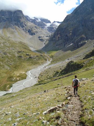 Travaux sentiers Selettes- La Lavey - © S-D'houwt - Parc national des Ecrins