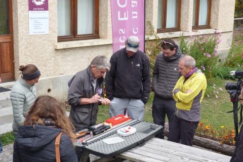 Intervention de Michel Bouche © P. Navizet - Parc national des Ecrins 