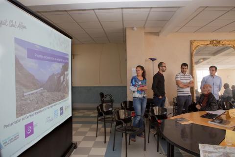 Présentation projet refuge du Pavé - Conseil scientifique - oct 2018 - © P.Saulay - Parc national des Ecrins