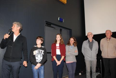 Un film sur la géologie en Oisans a été présenté, en présence des élèves du collège et de leur professeur Franck LEMAIRE