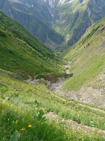 Sentier de Côte-Belle, GR 54, Valbonnais, © S.D'houwt - Parc national des Écrins