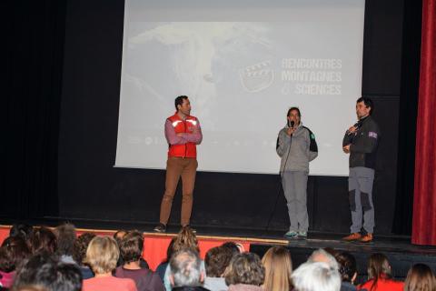 Rencontres montagnes et sciences - 28 novembre 2019 à l'Argentière-la-Bessée - photo T.Maillet - Parc national des Ecrins