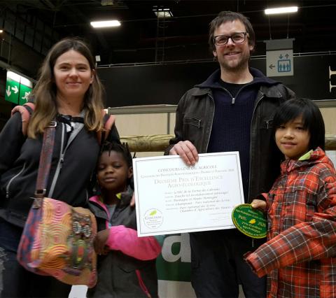 Deuxième prix du concours national agro-écologique pour la ferme des Cabrioles - photo M.Della Vedova - Parc national des Ecrins