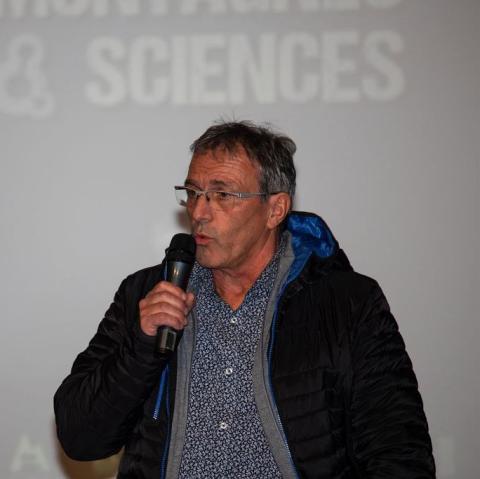 Patrick Vigne aux Rencontres montagne & sciences en 2019 - © T. Maillet - PNE