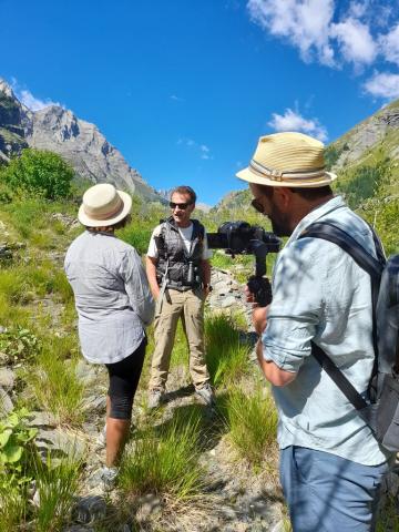 Clo&Clem dans le vallon du Fournel © I. Miard - PNE