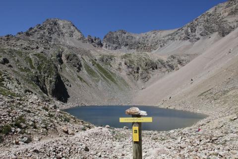 Le lac de Combeynot le 03/08/19 © C. Coursier - PNE