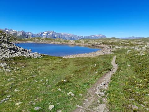 Le lac Cristallin le 11/06/22 © M. Garnier - PNE