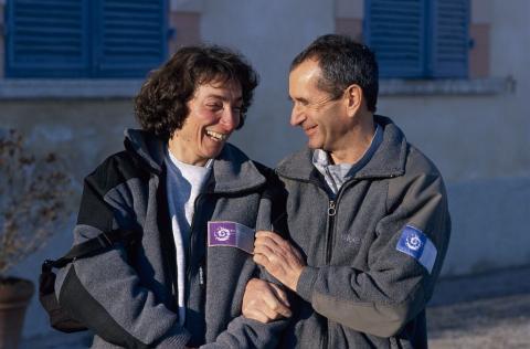 Marie-Geneviève Nicolas et Claude Roger © S. D'Houwt - PNE