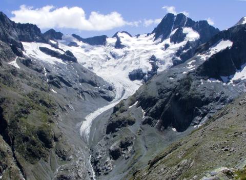 Glacier de la Pilatte en 2009 © D. Roche - PNE