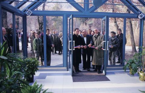 Inauguration du siège du Parc à Charance - décembre 1991