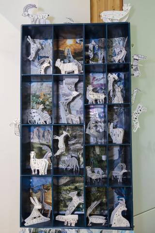 Expo bouquetins des élèves de l'Argentière - 2019 © T. Maillet - PNE