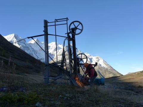 Démantèlement des téléskis au col du Lautaret © E. Vannard - PNE