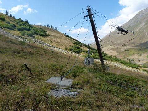 Les téléskis du Lautaret © H. Quellier - PNE