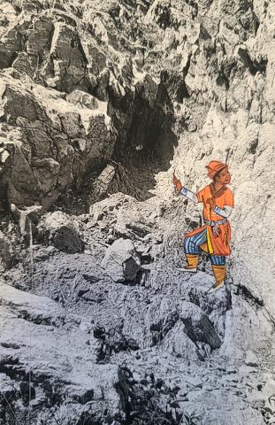 Niloufar Basiri, A chaque rocher son épopée (détail)