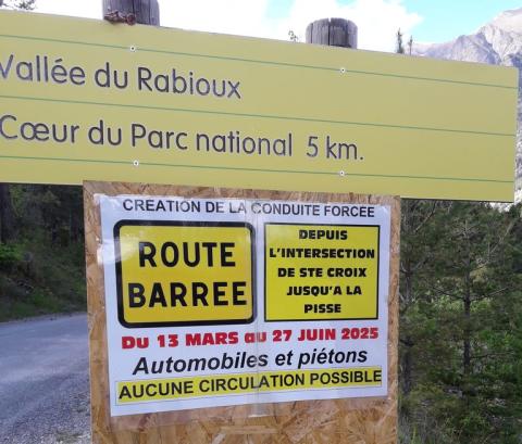 Travaux sur la piste du Rabioux © Augustin Walbrou - PNE
