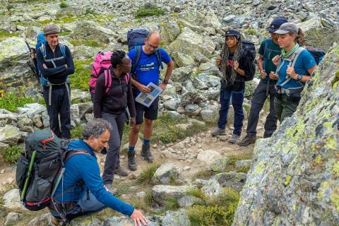 Tourisme scientifique - Parc national des Ecrins - Bertrand Bodin