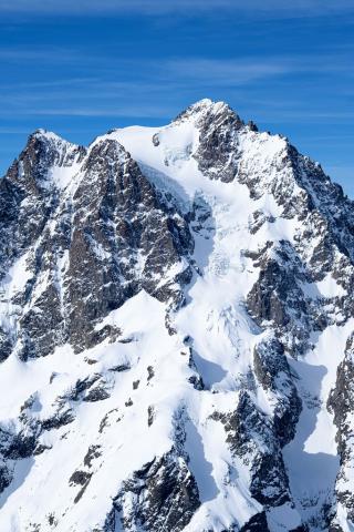 Le mont Pelvoux et le glacier des Violettes © Thierry Maillet - PNE