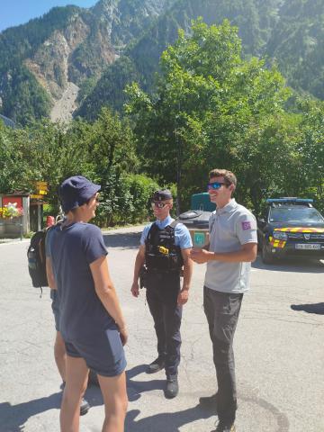 Opération de police à la Danchère