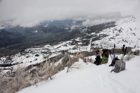 Suivi aigle au col de la Gardette © Mireille Coulon - PNE