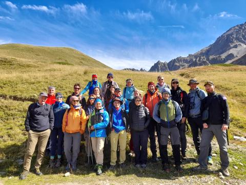 Un groupe passionné - Eline Chalet - Parc national des Ecrins