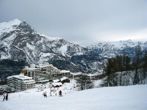 Station de sports d'hiver, Puy Saint-Vincent © M-G. Nicolas, PNE.