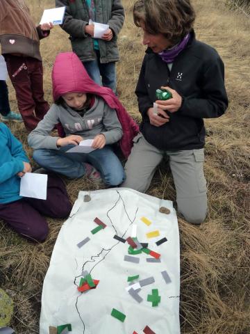 Projet pédagogique paysage - Ecole des Vigneaux - Parc national des Ecrins - 2014-2015
