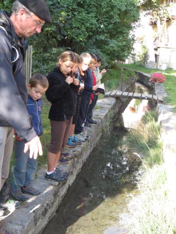 ecole Freissinières - sept 2015 - atour de l'eau avec le Parc national des Ecrins