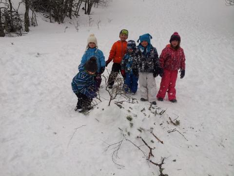 Jeunes découvreurs du Parc national des Ecrins - La Motte-en-Champsaur 2018-2018 - traces et indices des animaux