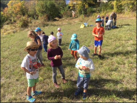 Jeunes découvreurs des Vigneaux avec le Parc national des Ecrins - sortie octobre 2018 - 